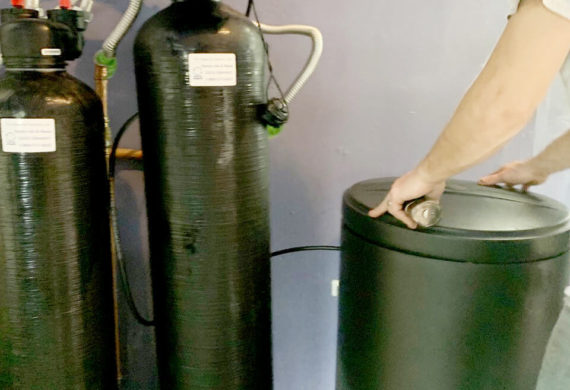 Residential Water Softener and Carbon tank